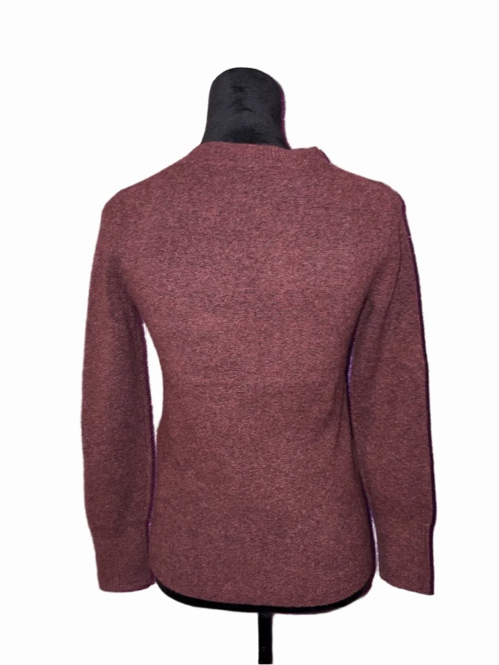 🆕💜 J.Crew NWT Burgundy Cowl Neck Knit Sweater Women’s XS Soft Wool Blend